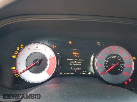 2021 Acura TLX Type S with VIN 19UUB7F0XMA000360, listed as a Copart auction lot 86607934 with 35,485 mi miles and Salvage Title. Bid and sale history available at carsss.com. Image 9.