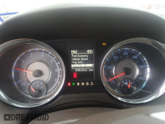 2016 Chrysler Town & Country Limited Platinum with VIN 2C4RC1GG0GR127855, listed as a Copart auction lot 44251255 with 159,510 mi miles and Clean Title. Bid and sale history available at carsss.com. Image 9.