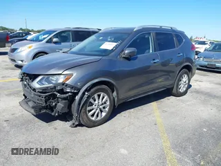 2017 Nissan Rogue S with VIN KNMAT2MT7HP617801, listed as a IAAI auction lot 41754527 with 156,195 mi miles and . Bid and sale history available at DreamBid. Image 17.