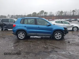 2017 Volkswagen Tiguan S with VIN WVGBV7AX8HK009247, listed as a IAAI auction lot 41346498 with 190,952 mi miles and . Bid and sale history available at DreamBid. Image 13.