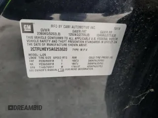 2010 GMC Terrain SLT-2 with VIN 2CTFLHEY5A6253620, listed as a Copart auction lot 45490945 with 179,159 mi miles and Salvage Title. Bid and sale history available at carsss.com. Image 13.