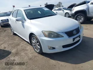 2010 Lexus IS 250 with VIN JTHBF5C23A5123294, listed as a IAAI auction lot 41577795 with 114,800 mi miles. Bid and sale history available at carsss.com. Image 1.