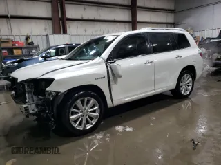 2008 Toyota Highlander Hybrid Limited with VIN JTEEW44AX82005328, listed as a Copart auction lot 86990284 with 188,120 mi miles and Salvage Title. Bid and sale history available at carsss.com. Image 1.