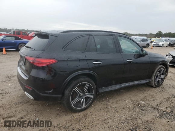 2024 Mercedes-Benz GLC with VIN W1NKM4GB7RF077169, listed as a Copart auction lot 89087065 with 8,054 mi miles and Non Repairable. Bid and sale history available at carsss.com. Image 3.