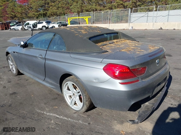 2015 BMW M6 with VIN WBSLZ9C57FD651313, listed as a IAAI auction lot 37867051 with 45,132 mi miles. Bid and sale history available at carsss.com. Image 3.