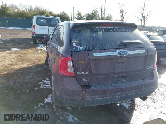 2012 Ford Edge Limited with VIN 2FMDK3K98CBA67789, listed as a IAAI auction lot 41546446 with 142,373 mi miles. Bid and sale history available at carsss.com. Image 3.