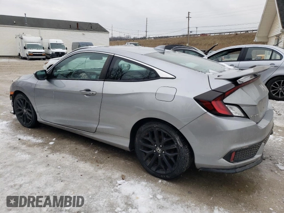 2020 Honda Civic Si Coupe with VIN 2HGFC3A51LH754314, listed as a Copart auction lot 45032845 with 62,815 mi miles and Salvage Title. Bid and sale history available at carsss.com. Image 2.