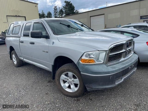 2010 Dodge Ram 1500 ST with VIN 1D7RV1GP2AS142489, listed as a Copart auction lot 44850605 with 186,906 mi miles and Clean Title. Bid and sale history available at carsss.com. Image 1.
