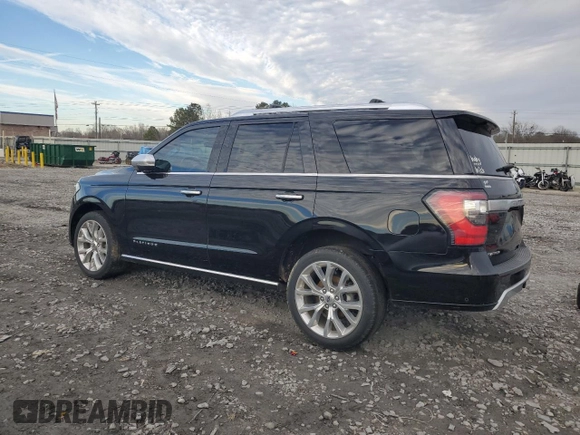 2018 Ford Expedition Platinum with VIN 1FMJU1LT6JEA19513, listed as a Copart auction lot 42180365 with 92,595 mi miles and Salvage Title. Bid and sale history available at carsss.com. Image 2.