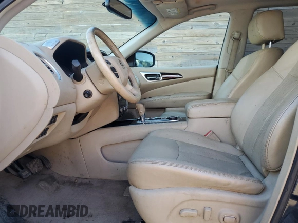 2013 Nissan Pathfinder Platinum with VIN 5N1AR2MM8DC642386, listed as a Copart auction lot 50571495 with 195,904 mi miles and Clean Title. Bid and sale history available at carsss.com. Image 7.