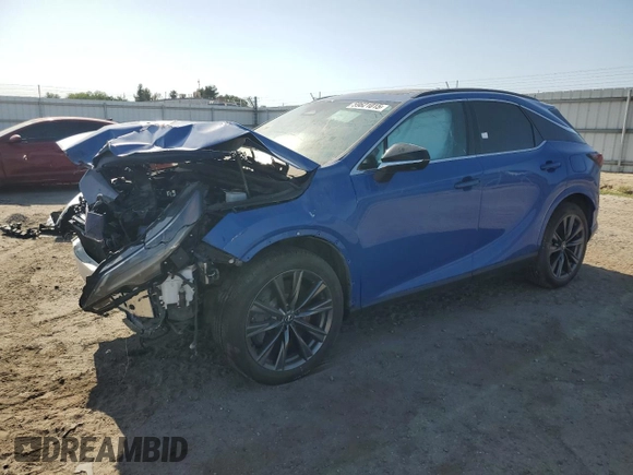 2023 Lexus RX 350 with VIN 2T2BAMCA7PC029167, listed as a Copart auction lot 59621015 with Not provided miles and Salvage title. Bid and sale history available at DreamBid. Image 1.