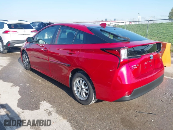 2020 Toyota Prius LE with VIN JTDL9RFU8L3019030, listed as a IAAI auction lot 41973490 with 58,361 mi miles and . Bid and sale history available at DreamBid. Image 3.