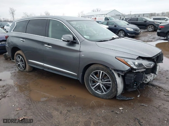 2018 Infiniti QX60 with VIN 5N1DL0MM7JC508953, listed as a IAAI auction lot 41557184 with 91,193 mi miles. Bid and sale history available at carsss.com. Image 1.