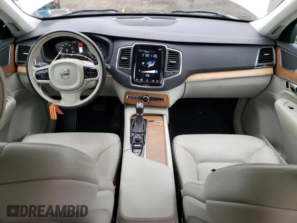 2021 Volvo XC90 Momentum with VIN YV4A22PKXM1730495, listed as a Copart auction lot 53193545 with 54,856 mi miles and Salvage Title. Bid and sale history available at carsss.com. Image 8.