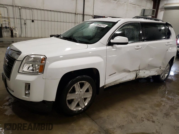 2011 GMC Terrain SLE-2 with VIN 2CTFLTE58B6435919, listed as a Copart auction lot 86442314 with 167,279 mi miles and Salvage Title. Bid and sale history available at carsss.com. Image 1.