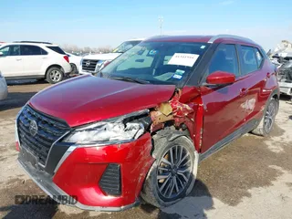2021 Nissan Kicks SV with VIN 3N1CP5CV4ML529413, listed as a IAAI auction lot 41341916 with 55,118 mi miles. Bid and sale history available at carsss.com. Image 17.