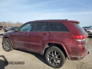 2021 Jeep Grand Cherokee 80th Anniversary with VIN 1C4RJFBG2MC842702, listed as a Copart auction lot 48714935 with 48,032 mi miles and Salvage Title. Bid and sale history available at carsss.com. Image 2.