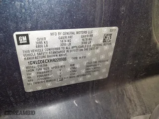 2017 Chevrolet Tahoe Commercial with VIN 1GNLCDECXHR228908, listed as a IAAI auction lot 41537030 with 114,725 mi miles. Bid and sale history available at carsss.com. Image 9.