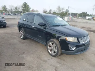 2014 Jeep Compass Limited with VIN 1C4NJDCB9ED549543, listed as a IAAI auction lot 41938699 with 195,973 mi miles. Bid and sale history available at carsss.com. Image 1.