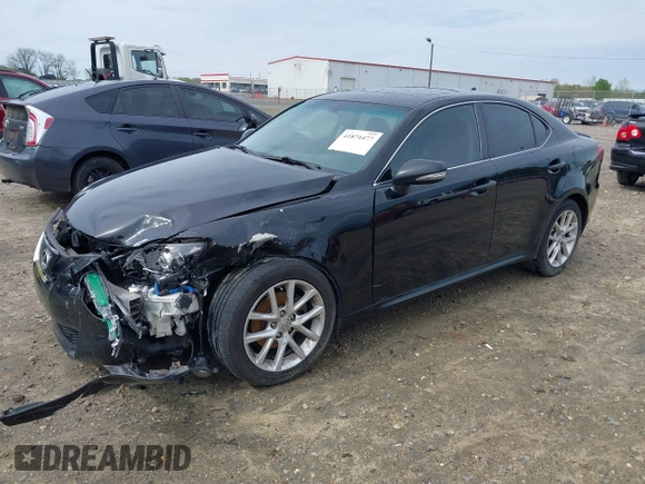 2011 Lexus IS 250 with VIN JTHCF5C26B5048550, listed as a IAAI auction lot 41874477 with 284,362 mi miles. Bid and sale history available at carsss.com. Image 17.