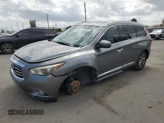 2015 Infiniti QX60 with VIN 5N1AL0MM8FC548226, listed as a Copart auction lot 52940685 with 150,592 mi miles and Salvage title. Bid and sale history available at DreamBid. Image 1.