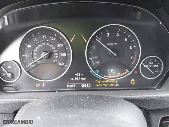 2015 BMW 3 Series Gran Turismo 328i xDrive with VIN WBA3X5C50FD559804, listed as a IAAI auction lot 41902204 with 88,891 mi miles. Bid and sale history available at carsss.com. Image 7.