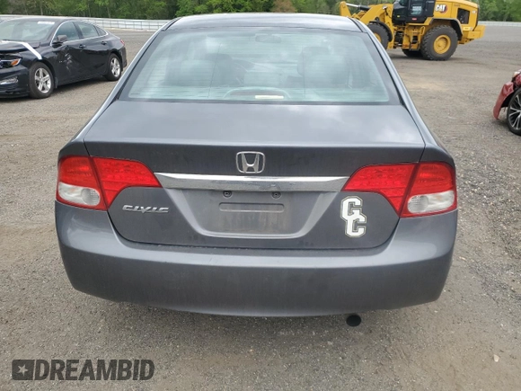2011 Honda Civic EX-L with VIN 2HGFA1F93BH516260, listed as a Copart auction lot 54692125 with 166,715 mi miles and Clean Title. Bid and sale history available at DreamBid. Image 6.