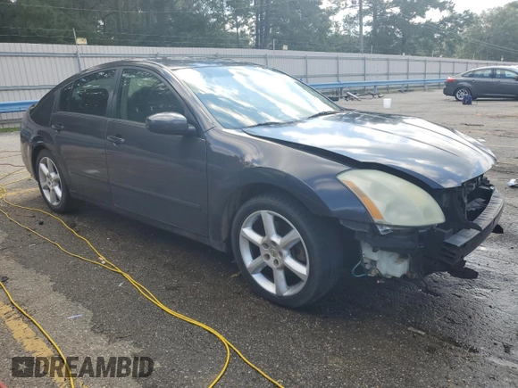 2006 Nissan Maxima SE with VIN 1N4BA41E06C845645, listed as a Copart auction lot 71938354 with 154,372 mi miles and Salvage Title. Bid and sale history available at DreamBid. Image 4.