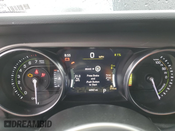 2023 Jeep Wrangler Rubicon with VIN 1C4JJXR68PW696504, listed as a Copart auction lot 50996915 with 44,947 mi miles and Salvage title. Bid and sale history available at DreamBid. Image 9.