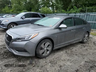 2017 Hyundai Sonata Hybrid Limited with VIN KMHE34L1XHA057588, listed as a Copart auction lot 62630693 with 95,634 mi miles. Bid and sale history available at carsss.com. Image 1.