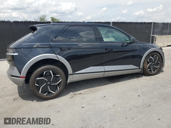 2024 Hyundai Ioniq 5 Limited with VIN KM8KR4DE8RU243715, listed as a Copart auction lot 55913465 with 6,364 mi miles and Salvage title. Bid and sale history available at DreamBid. Image 3.