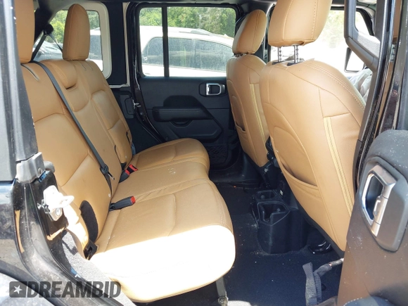 2021 Jeep Wrangler Unlimited Sahara with VIN 1C4HJXEN9MW681422, listed as a IAAI auction lot 42563426 with 48,582 mi miles and . Bid and sale history available at DreamBid. Image 8.