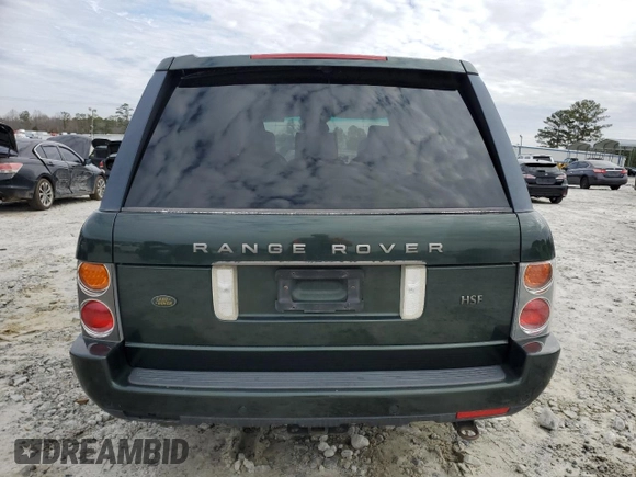 2004 Land Rover Range Rover HSE with VIN SALME11454A156859, listed as a Copart auction lot 44732145 with 129,404 mi miles and Clean Title. Bid and sale history available at carsss.com. Image 6.