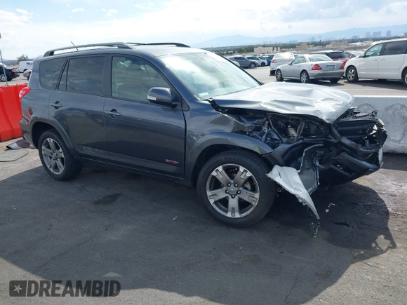 2012 Toyota RAV4 Sport with VIN JTMWF4DV8C5046592, listed as a IAAI auction lot 42207047 with 107,210 mi miles and . Bid and sale history available at DreamBid. Image 1.