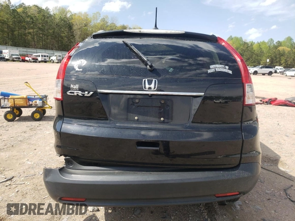 2013 Honda CR-V EX-L with VIN 2HKRM3H70DH515734, listed as a Copart auction lot 53114575 with Not Provided miles and Salvage Title. Bid and sale history available at DreamBid. Image 6.