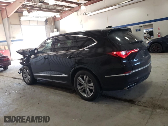 2023 Acura MDX with VIN 5J8YE1H32PL018051, listed as a Copart auction lot 47183955 with 18,943 mi miles and Salvage Title. Bid and sale history available at carsss.com. Image 2.