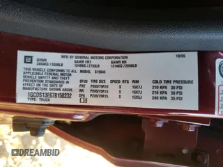 2007 Chevrolet Colorado LT w/3LT with VIN 1GCDS13E678150232, listed as a Copart auction lot 83074264 with 148,321 mi miles and Salvage Title. Bid and sale history available at carsss.com. Image 14.