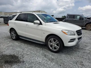 2012 Mercedes-Benz M 350 with VIN 4JGDA2EB8CA047467, listed as a Copart auction lot 60701685 with 189,075 mi miles and Salvage title. Bid and sale history available at DreamBid. Image 4.