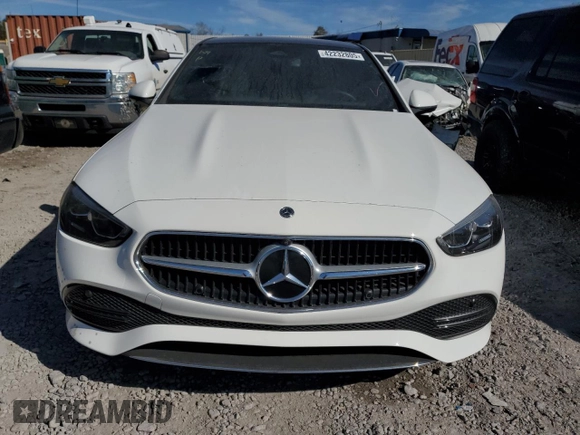 2023 Mercedes-Benz C 300 with VIN W1KAF4GB4PR094669, listed as a Copart auction lot 42232805 with 9,643 mi miles and Salvage Title. Bid and sale history available at carsss.com. Image 5.
