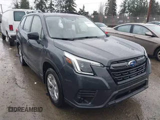2023 Subaru Forester with VIN JF2SKACC3PH438474, listed as a IAAI auction lot 41484323 with 8,371 mi miles and . Bid and sale history available at DreamBid. Image 1.