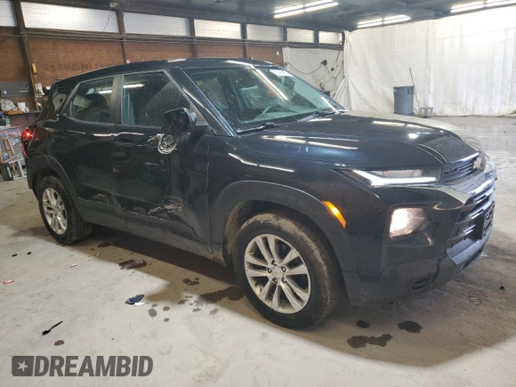 2021 Chevrolet TrailBlazer LS with VIN KL79MNSL9MB153791, listed as a Copart auction lot 52482825 with 127,938 mi miles and Salvage Title. Bid and sale history available at DreamBid. Image 4.