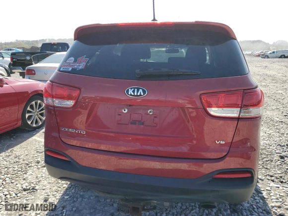 2017 Kia Sorento LX V6 with VIN 5XYPGDA52HG225859, listed as a Copart auction lot 51781205 with 220,310 mi miles and Clean Title. Bid and sale history available at carsss.com. Image 6.