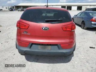 2015 Kia Sportage LX with VIN KNDPB3AC7F7743581, listed as a Copart auction lot 51940495 with 127,680 mi miles and Salvage Title. Bid and sale history available at DreamBid. Image 6.