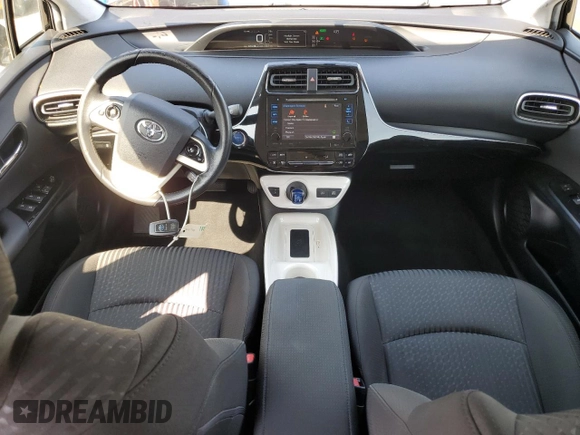 2016 Toyota Prius Four with VIN JTDKARFU3G3001558, listed as a Copart auction lot 55352245 with 81,648 mi miles and Salvage Title. Bid and sale history available at DreamBid. Image 8.