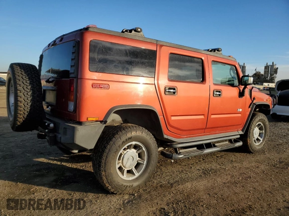 2003 Hummer H2 with VIN 5GRGN23U93H105182, listed as a Copart auction lot 86663504 with 158,027 mi miles and Clean Title. Bid and sale history available at carsss.com. Image 3.