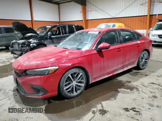 2022 Honda Civic Touring with VIN 2HGFE1F96NH002184, listed as a Copart auction lot 42792755 with Not provided miles and Salvage title. Bid and sale history available at DreamBid. Image 1.