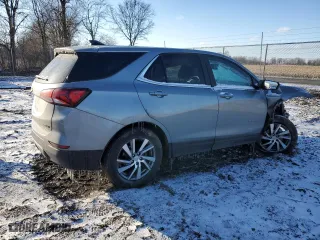 2023 Chevrolet Equinox LT with VIN 3GNAXUEG1PS149461, listed as a Copart auction lot 45221545 with 52,331 mi miles and Salvage Title. Bid and sale history available at carsss.com. Image 3.