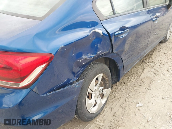 2014 Honda Civic Sedan LX with VIN 19XFB2F5XEE015462, listed as a IAAI auction lot 42037177 with 111,982 mi miles. Bid and sale history available at carsss.com. Image 6.