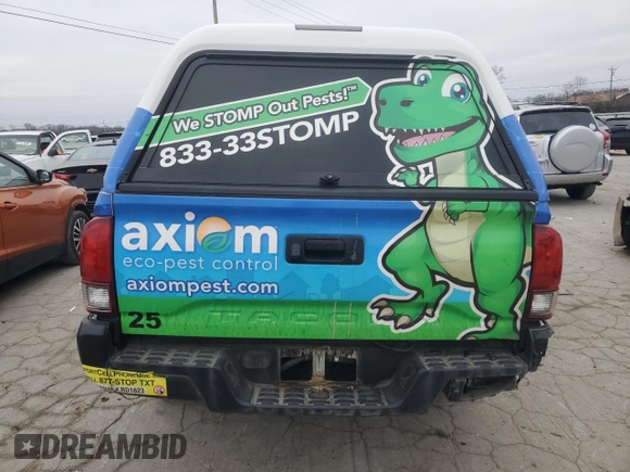 2021 Toyota Tacoma SR with VIN 3TYRX5GN9MT015377, listed as a Copart auction lot 41599895 with 114,659 mi miles and Salvage title. Bid and sale history available at DreamBid. Image 6.