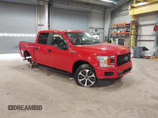 2019 Ford F-150 XL with VIN 1FTEW1EP8KFC25296, listed as a IAAI auction lot 41641341 with 68,091 mi miles. Bid and sale history available at carsss.com. Image 1.